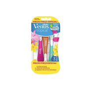 Aparelho de Depilação Gillette Venus Tropical - 3 unidades