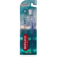 Escova de Dente Bitufo Class Soft Extramacia com 1 protetor de cerdas, Bitufo