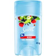 Desodorante Antitranspirante Secret Gel Berry 45 g