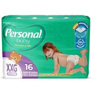 Fralda Personal Soft & Protect Jumbo Xxg 16Unidades