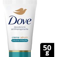 Dove Desodorante Antitranspirante em Creme Sérum Previne Irritação 50 G