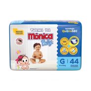 Fralda Turma da Mônica Baby Mega G 44 Unidades