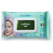 Toalha Umedecida FeelClean Baby 100 Unidades