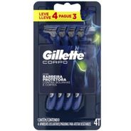 Gillette  Aparelho Depilar Corpo 4 Unidades
