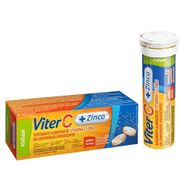 Viter C Tripla Ação 1G/10Mcg/10Mg Com 10 Comprimidos Efervescentes Laranja