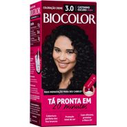 Biocolor Mini Kit Coloração Creme 3 Chique Castanho Escuro