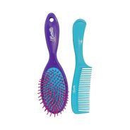 Kit Econômico Médio Escova e Pente, 558BT, Bonitta, Cores Sortidas, 2 itens