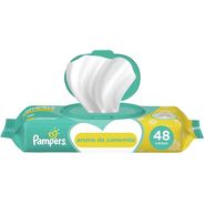 Lenços Umedecidos Pampers Aroma De Camomila 48 Unidades