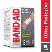 Curativos Adesivos Ultra Protection, Band-Aid, 15 Unidades