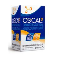 Cálcio 500mg + Vitamina D 400UI Os-Cal D 60 comprimidos