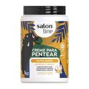 Salon Line, Creme de Pentear, Super Óleos, Nutrição Intensa e Brilho Extraordinário
