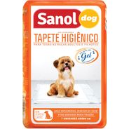 Sanol Dog Tapete Higiênico Descartável Para Cães 7 Unidades Tamanho Total 60Cm X 80Cm Tamanho De Absorvição