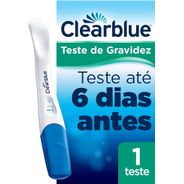Teste de Gravidez Clearblue Resultado 6 Dias Antes 1 Unidade