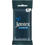 Preservativo Camisinha Jontex Sensitive XL - 6 Unidades