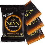 SKYN Preservativo Extra Grande Com 3 Unidades Branco
