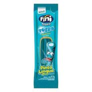 Bala De Gelatina Tubes Framboesa Pinta Língua Fini