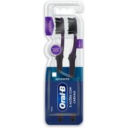 Oral-B Escova Dental 5 Ações Com Carvão Advanced Macia - 2 Unidades