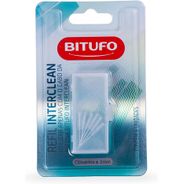 Refil para Escova de Dente Bitufo Interclean Cilíndrico 3 milímetros 6 unidades, Bitufo