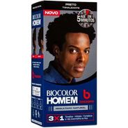 Biocolor Homem Tonalizante De Cabelo Masculino Bozzano Preto