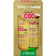 Kit Shampoo e Condicionador Novex Óleo de Coco 300ml