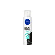 NIVEA Desodorante Antitranspirante Aerossol Invisible Black & White Fresh 150ml - Proteção prolongada de 48h, cuidado su