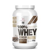 Whey Protein 100% Sabor Chocolate Com 900g Health Labs