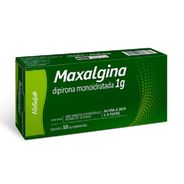 Maxalgina Dipirona Monoidratada 1g 10 comprimidos