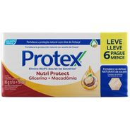 Protex Sabonete Em Barra Nutri Protect Macadâmia 85G 6 Unidades