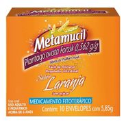 Metamucil Sabor Laranja com 10 sachês de 5,85g cada