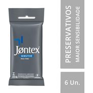 Preservativo Camisinha Jontex Sensitive - 6 Unidades