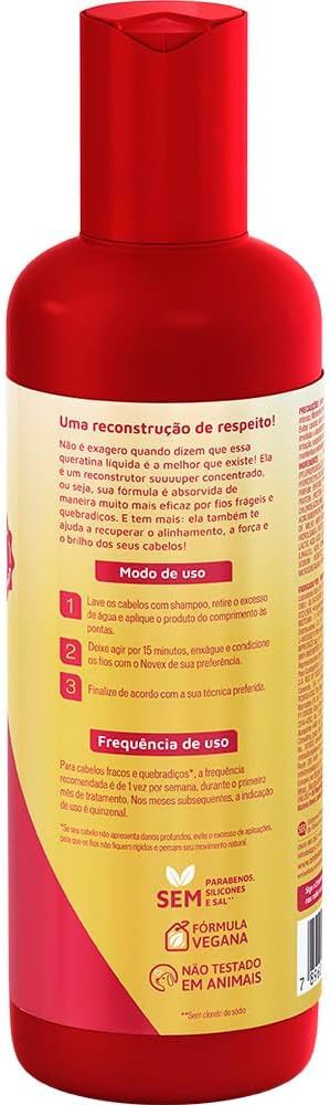 Novex Reconstrutor Queratina Brasileira 250 Ml