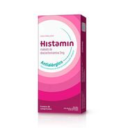 Histamin Maleato de Dexclorfeniramina 2mg 20 comprimidos.