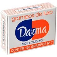 Grampo Darma Com 100 Peças Loiro N.7