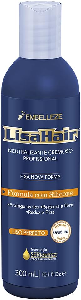 Neutralizante Cremoso Profissional Lisa Hair 300 Ml