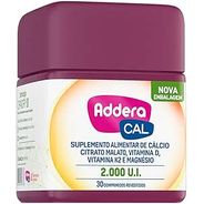 Suplemento Vitaminico Addera Cal 2.000UI Com 30 Comprimidos