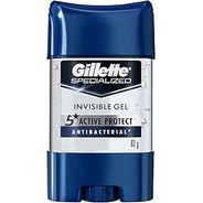 Gillette Desodorante Gel Antitranspirante Antibacterial 82G