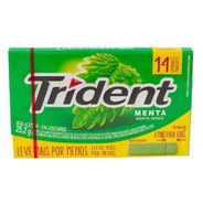 Chiclete Trident Menta 25,2g