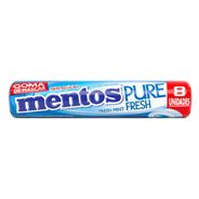 Goma de Mascar Sem Açúcar Mentos 3 Camadas Mint