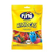 Bala de Gelatina Minhoca Brilhante FINI Pacote 90g