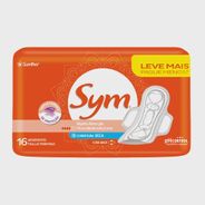 Absorvente Sym Total Protect Seca com Abas com 16 Unidades