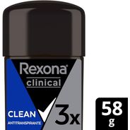 Desodorante Rexona Stick Men Clean 58G (2003000)