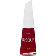 Esmalte Risqué Vermelho Cremoso Beijo 8ml