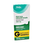 Dipirona Monoidratada 500mg 30 comprimidos Medley Genérico