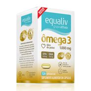 Suplemento Equaliv Omêga 3 Sabor Neutro com 180Cps em Gel