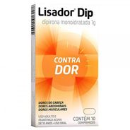 Lisador Dipirona Monoidratada 1g 10 comprimidos