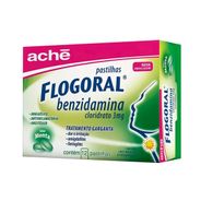 Flogoral Pastilha Menta 12 Unidades – Alívio para Garganta