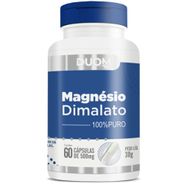 Magnésio Malato 100% Puro Super Mineral 60 Cápsulas - Duom