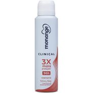 Desodorante Clinical Conforto Aerossol Antitranspirante Monange Feminino 150ml