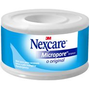 Nexcare, 3M, Micropore, Branco, 25mm x 4,5m
