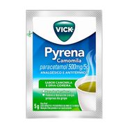 Vick Pyrena Chá Camomila e Erva Cidreira Sachê de 5g